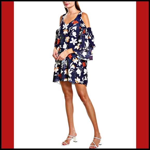 NWT PARKER MOONDANCE COLD-SHOULDER FLORAL … - Picture 9 of 11